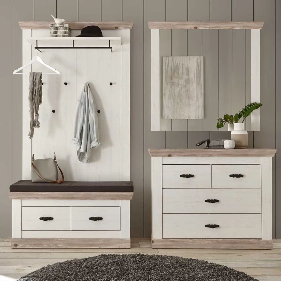 Flur Einrichtung Möbel Set - Nedita (vierteilig)