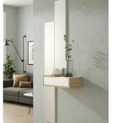 Flur Hängekonsole & Spiegel Duo - Lotivera (dreiteilig)