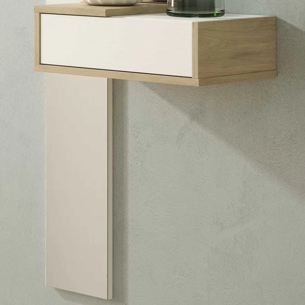 Flur Hängekonsole & Spiegel Duo - Lotivera (dreiteilig)