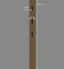 Flur Hängeschrank & Garderobe & Spiegel - Point (dreiteilig)