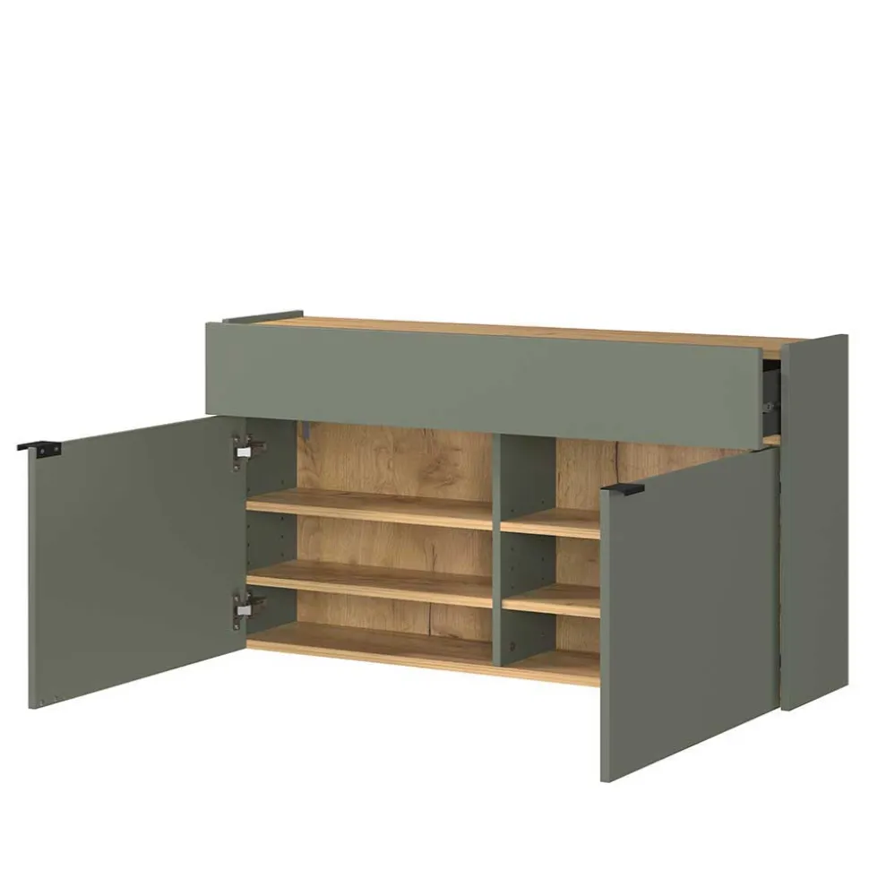 Flur Hängeschrank & Garderobe & Spiegel - Point (dreiteilig)