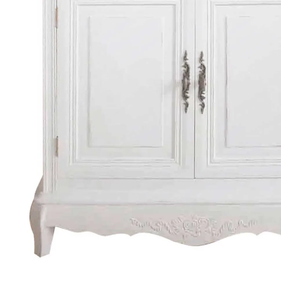 Flur Kommode Liacora in Weiß