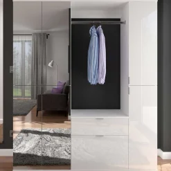 Flur Möbelblock kompakt 152x193x34 cm - Ejulia (dreiteilig)