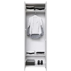 Flur Schrank & Lowboard & Spiegel Set - Oranias (dreiteilig)