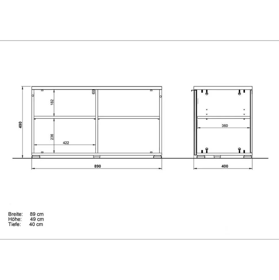 Flur Schuhbank mit Klappe - Reestyl