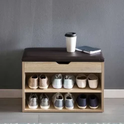 Flurbank mit 2 Fächern & Truhe - Mavricara I