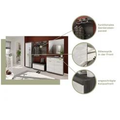 Flurbank mit Stauraum für Schuhe - Nancys