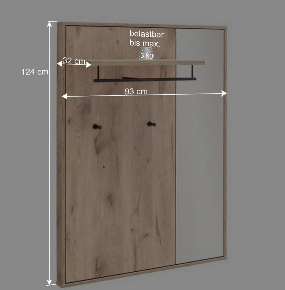 Flureinrichtung Komplettset modern - Vapposia (vierteilig)