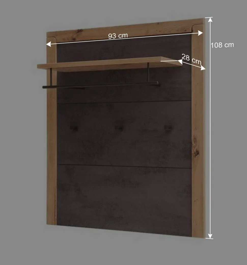 Flureinrichtung Komplettset modern - Carry (fünfteilig)