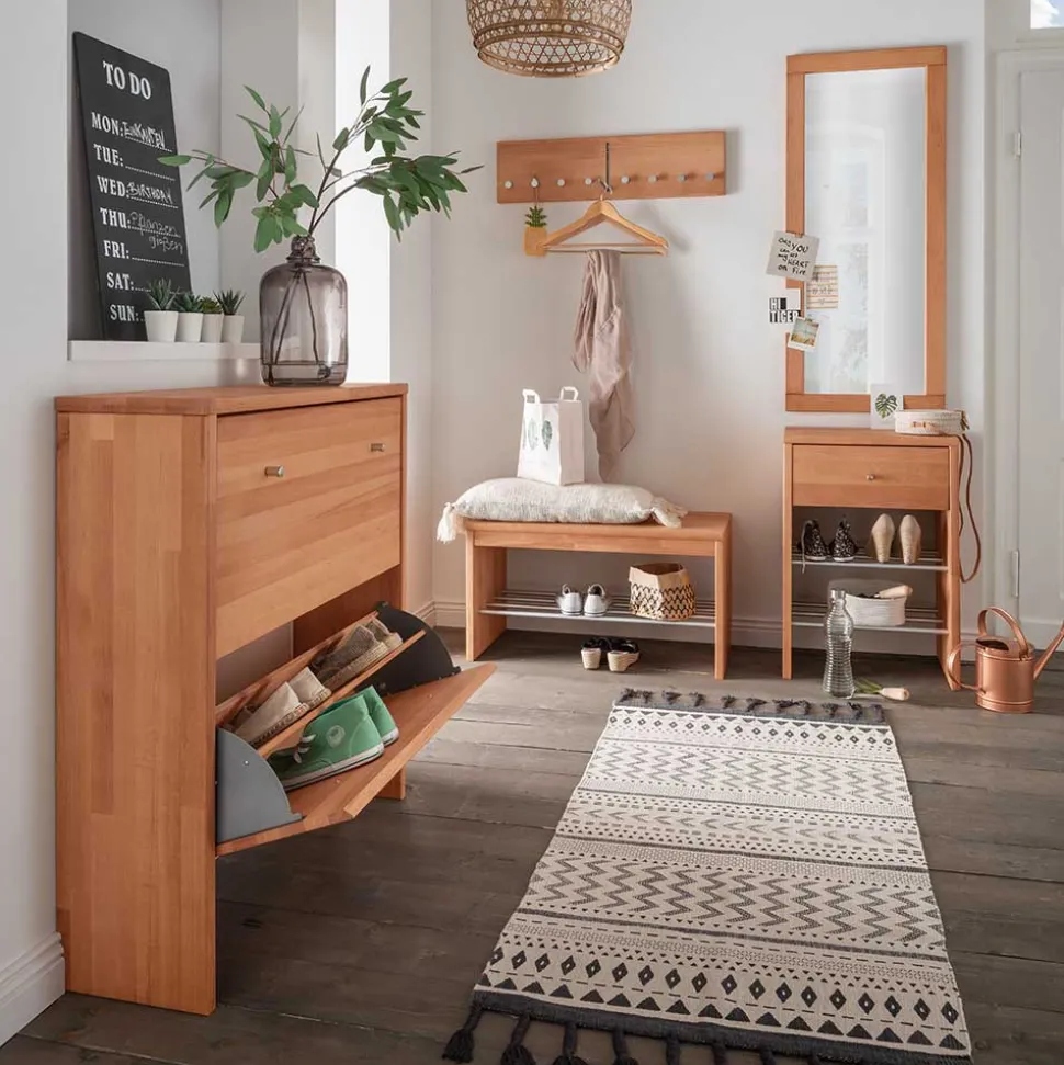 Flurmöbel Kombi aus Buche - Shimousa (fünfteilig)