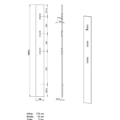 Flurmöbel Kombi zweifarbig - Bien (dreiteilig)