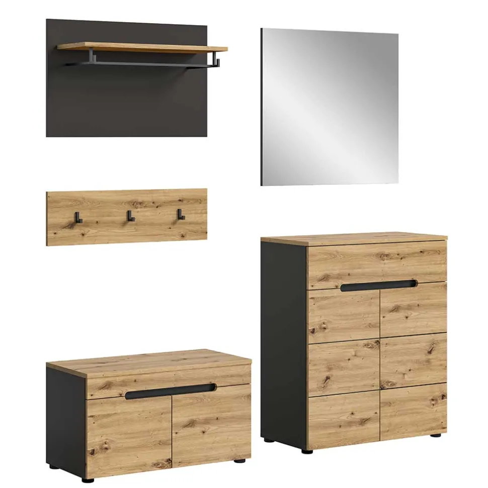 Flurmöbel Kombination modern - Norja (fünfteilig)
