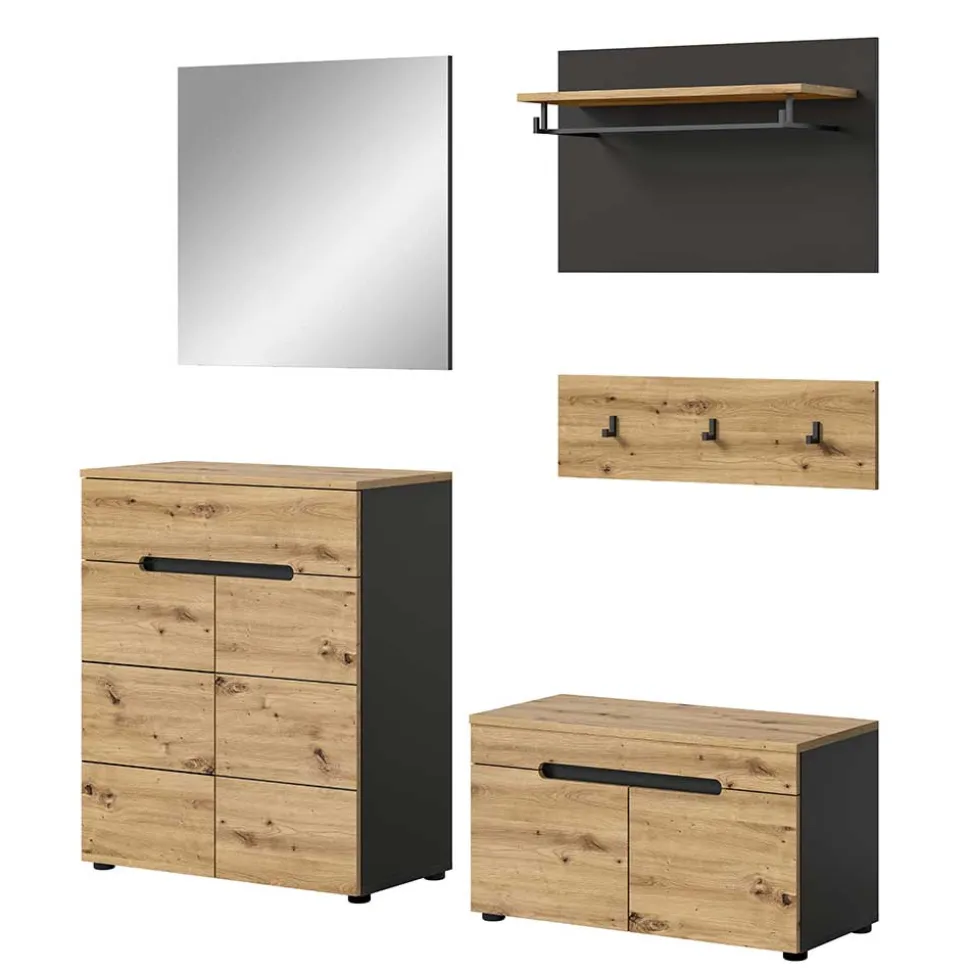 Flurmöbel Kombination modern - Norja (fünfteilig)