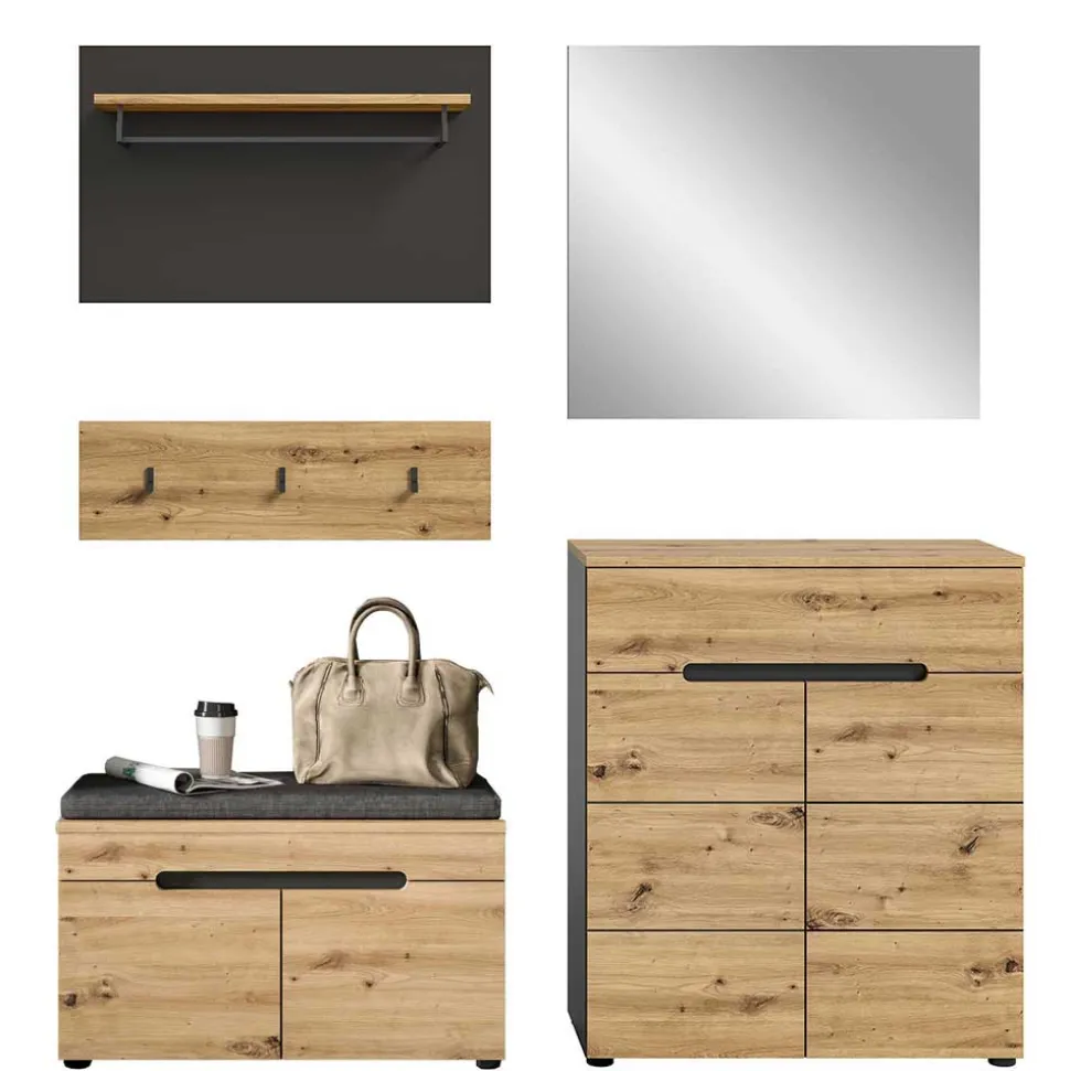 Flurmöbel Kombination modern - Norja (fünfteilig)