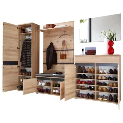 Flurmöbel Set Curelino in Buche (sechsteilig)