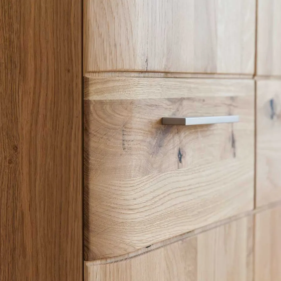 Flurmöbel Set in Eiche Bianco - Mabasa (fünfteilig)