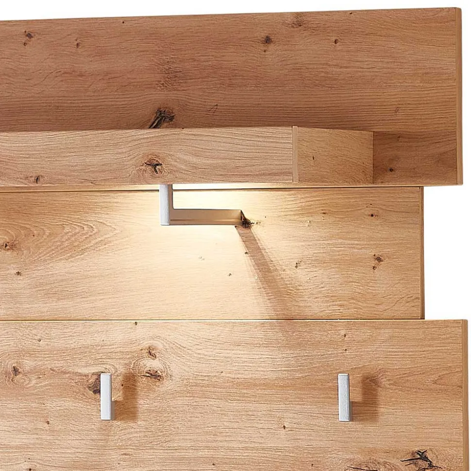 Flurmöbel Set in Weiß & Wildeiche - Symbrosia (fünfteilig)