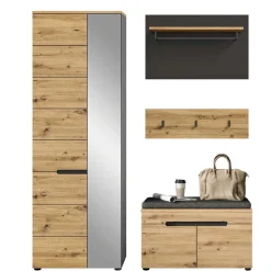 Flurmöbel Set modern - Norja (vierteilig)