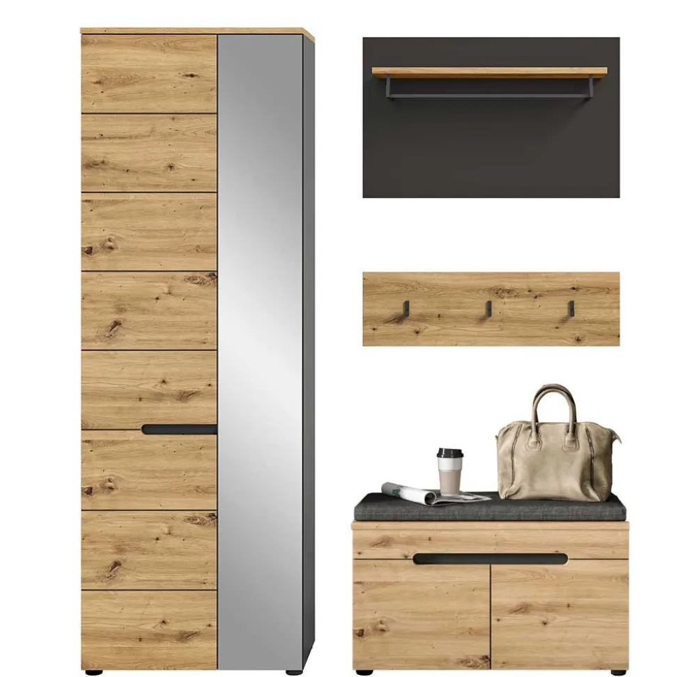 Flurmöbel Set modern - Norja (vierteilig)