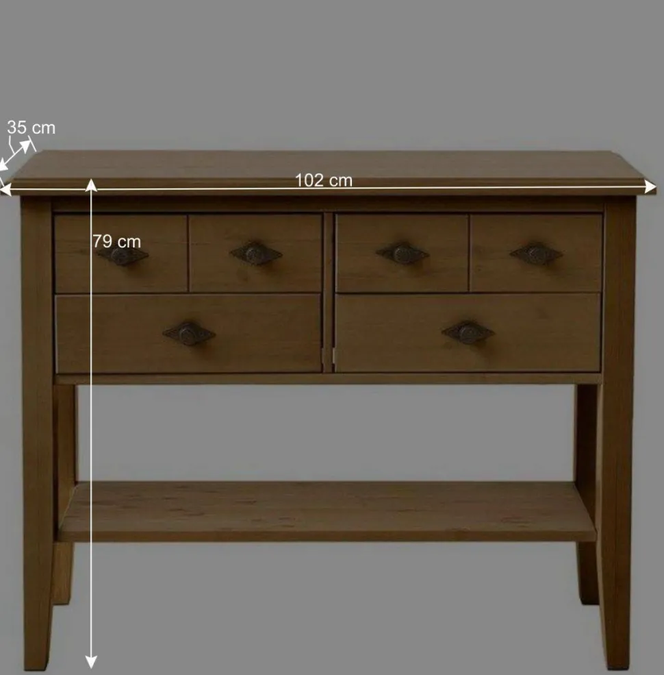 Flurmöbel Set Piatra aus Kiefer Massivholz (zweiteilig)