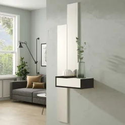 Flurmöbel Wandkonsole & Spiegel Set - Roca (dreiteilig)