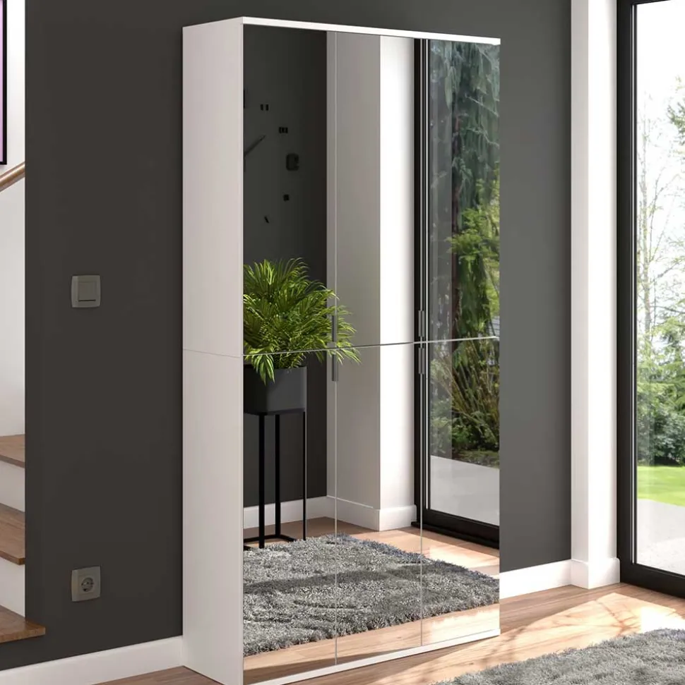 Flurschränke mit Spiegelfronten - Ejulia (zweiteilig)