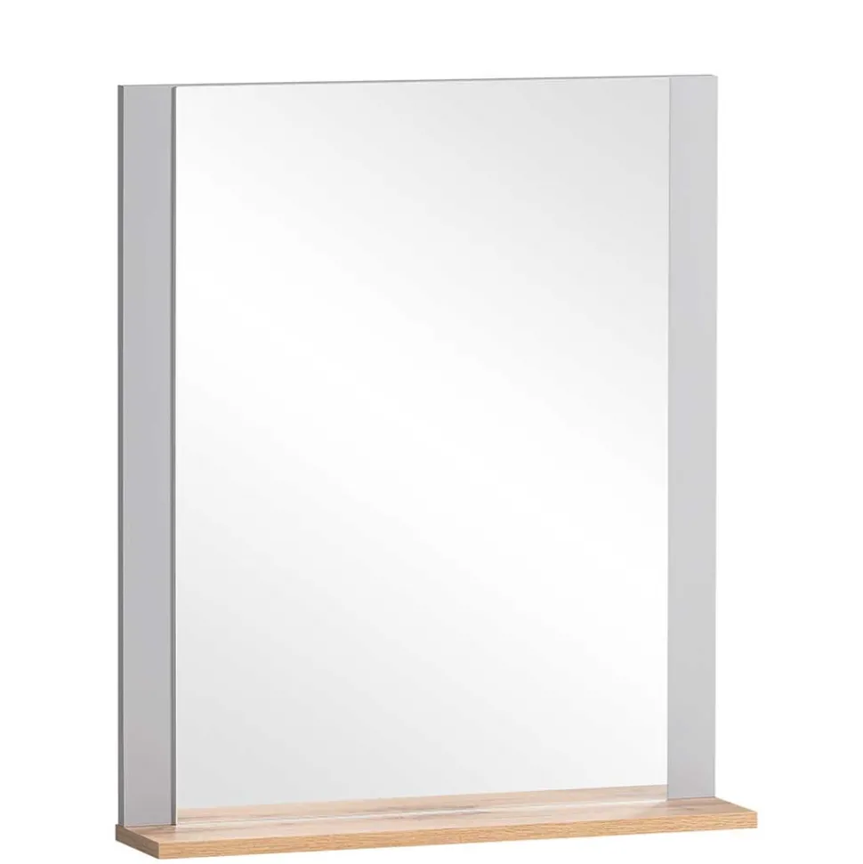 Flurspiegel in Platingrau & Eiche - Benja