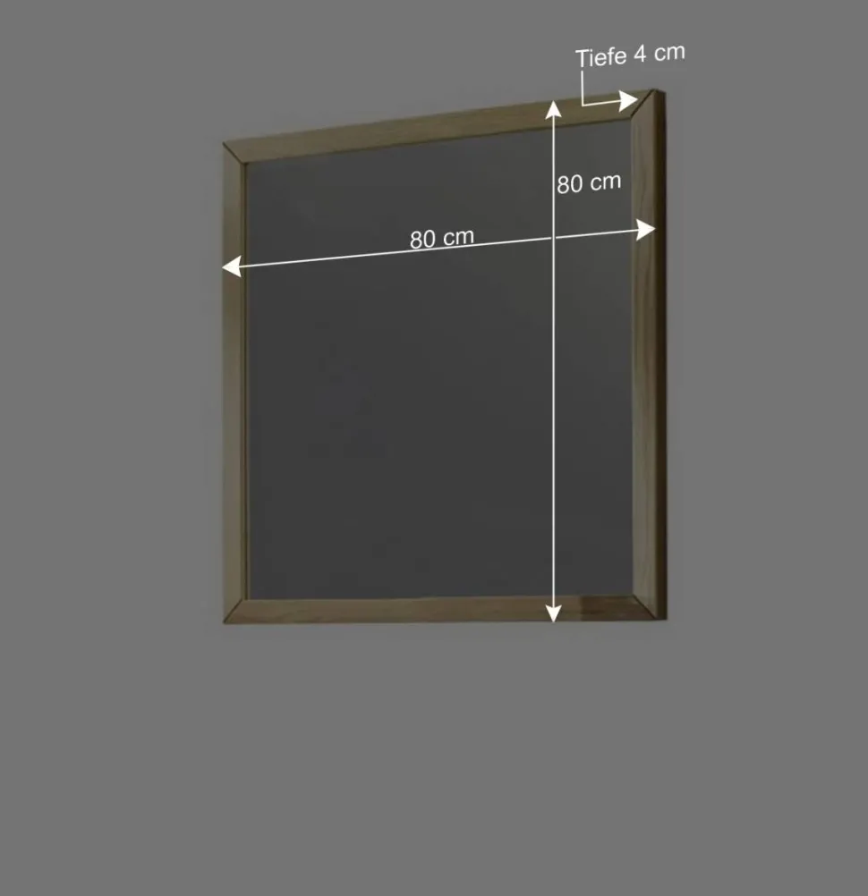 Flurspiegel Natrius aus Wildeiche Massivholz