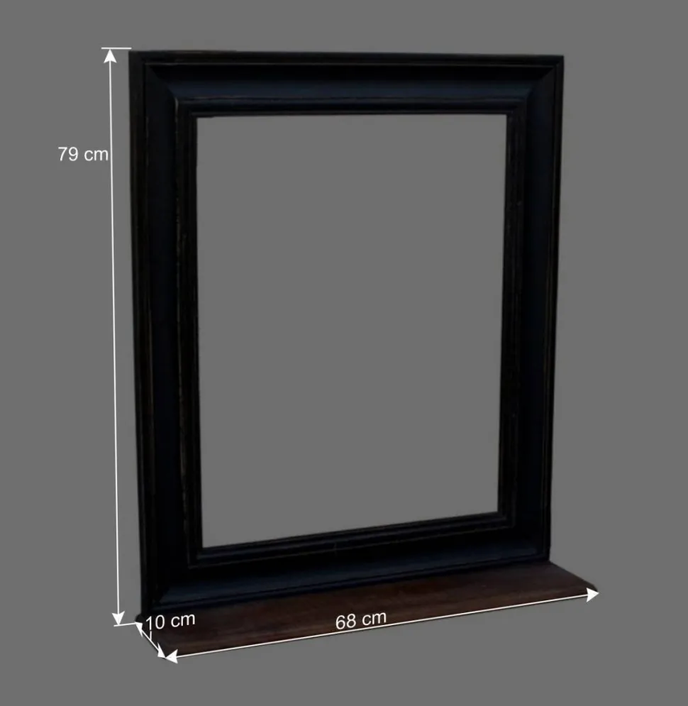 Flurspiegel Sentiments in Schwarz