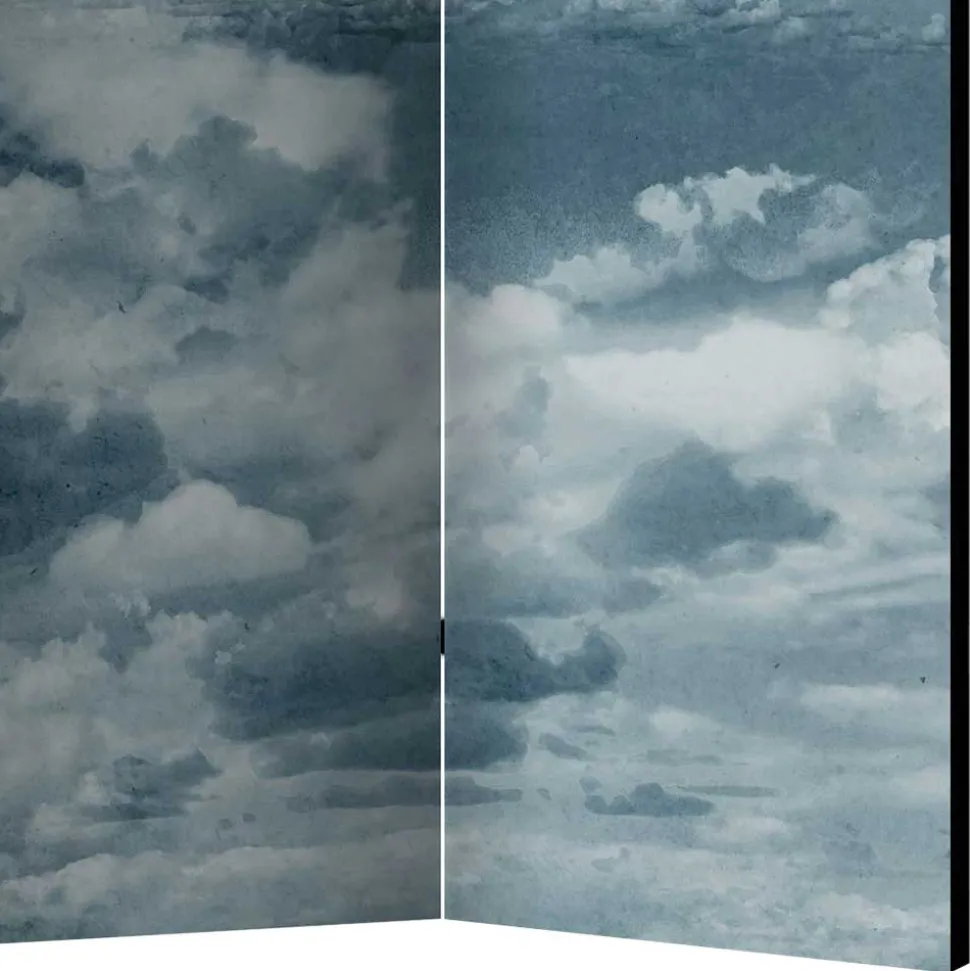 Foto Paravent Himmel voller Wolken - Solcian