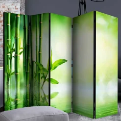 Foto Paravent mit Bambus & Wasser Motiv - Enyi