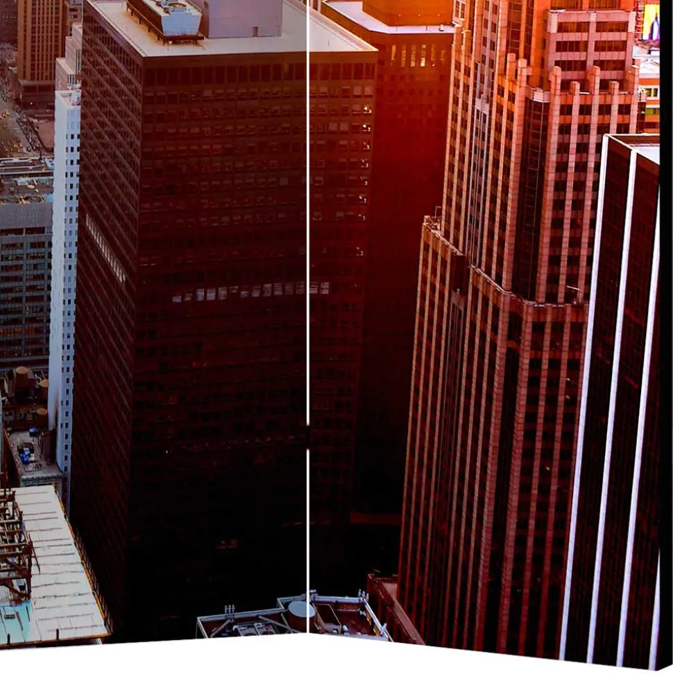 Foto Paravent Sonnenaufgang in Manhattan NY - Dieus