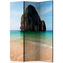 Fotodruck Paravent Felsen im Meer - Anin