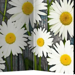 Fotodruck Trennwand mit Margheriten Motiv - Badehma