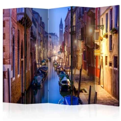 Fotodruck Trennwand Venedig am Abend - Ladion
