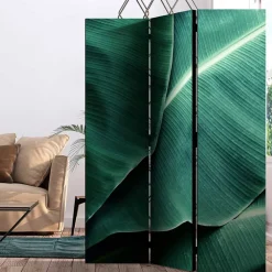 Fotomotiv Paravent mit Close Up Bananenblätter - Yanicol