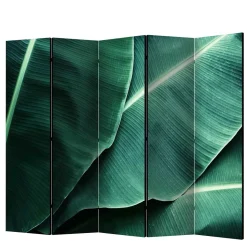 Fotomotiv Paravent mit Close Up Bananenblätter - Yanicol