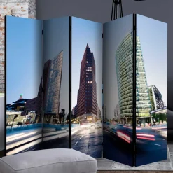 Fotoprint Paravent Hochhäuser & Straße - Janna
