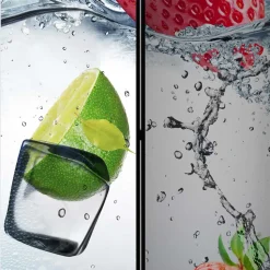 Fotoprint Raumtrenner mit Früchten Wasser Eis - Piratro