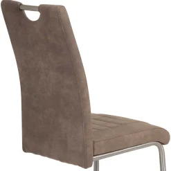 Freischwinger Stühle in Schlamm - Burga (Set)