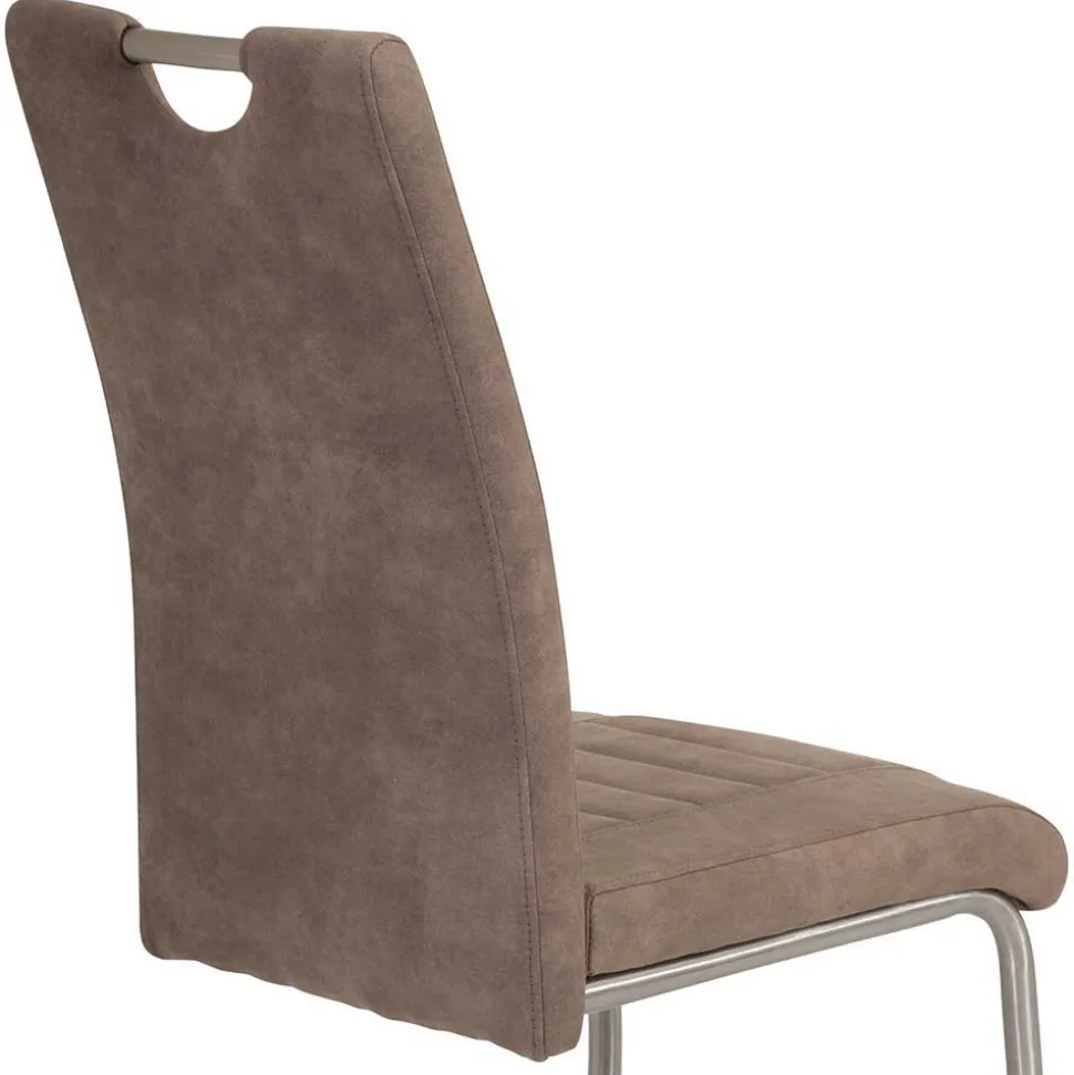 Freischwinger Stühle in Schlamm - Burga (Set)