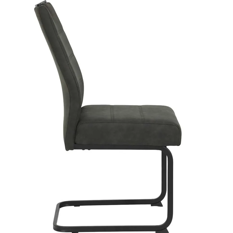 Freischwinger Stuhl mit hoher Lehne - Ivros (Set)