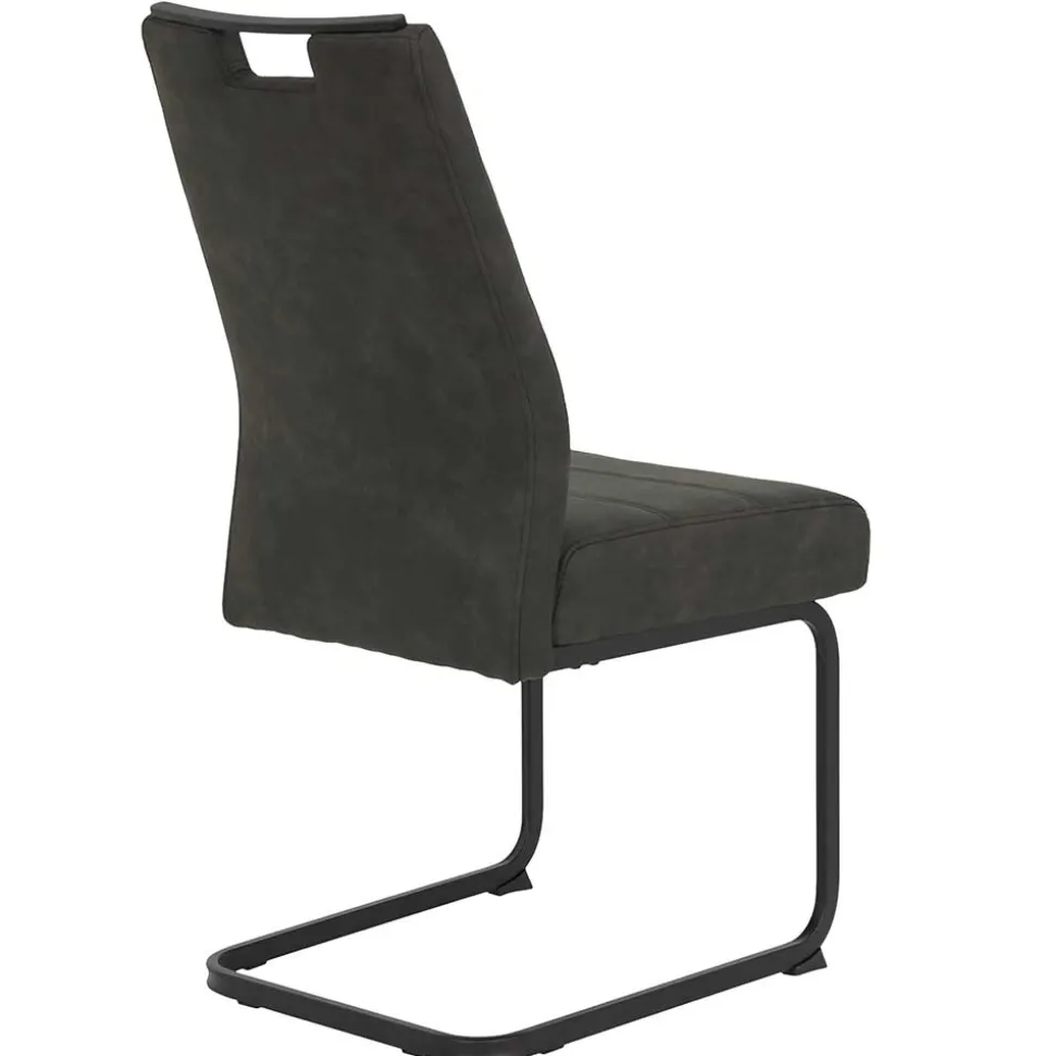 Freischwinger Stuhl mit hoher Lehne - Ivros (Set)