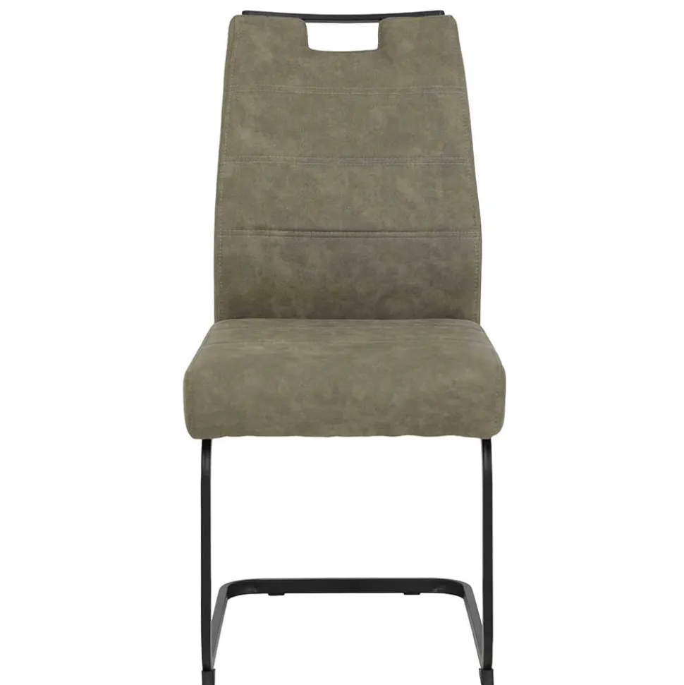 Freischwinger Swingstuhl in Schlamm - Dastrata (Set)