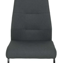 Freischwingerstühle in Anthrazit & Schwarz - Wady (Set)