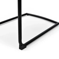 Freischwingerstühle in Grau Strukturstoff - Pizaras (2er Set)