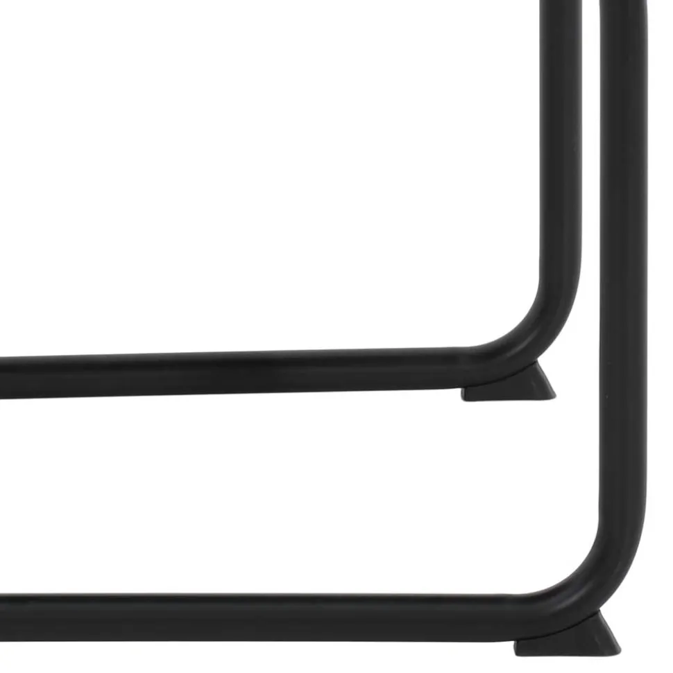 Freischwingerstuhl in Anthrazit Microfaser - Settas (Set)