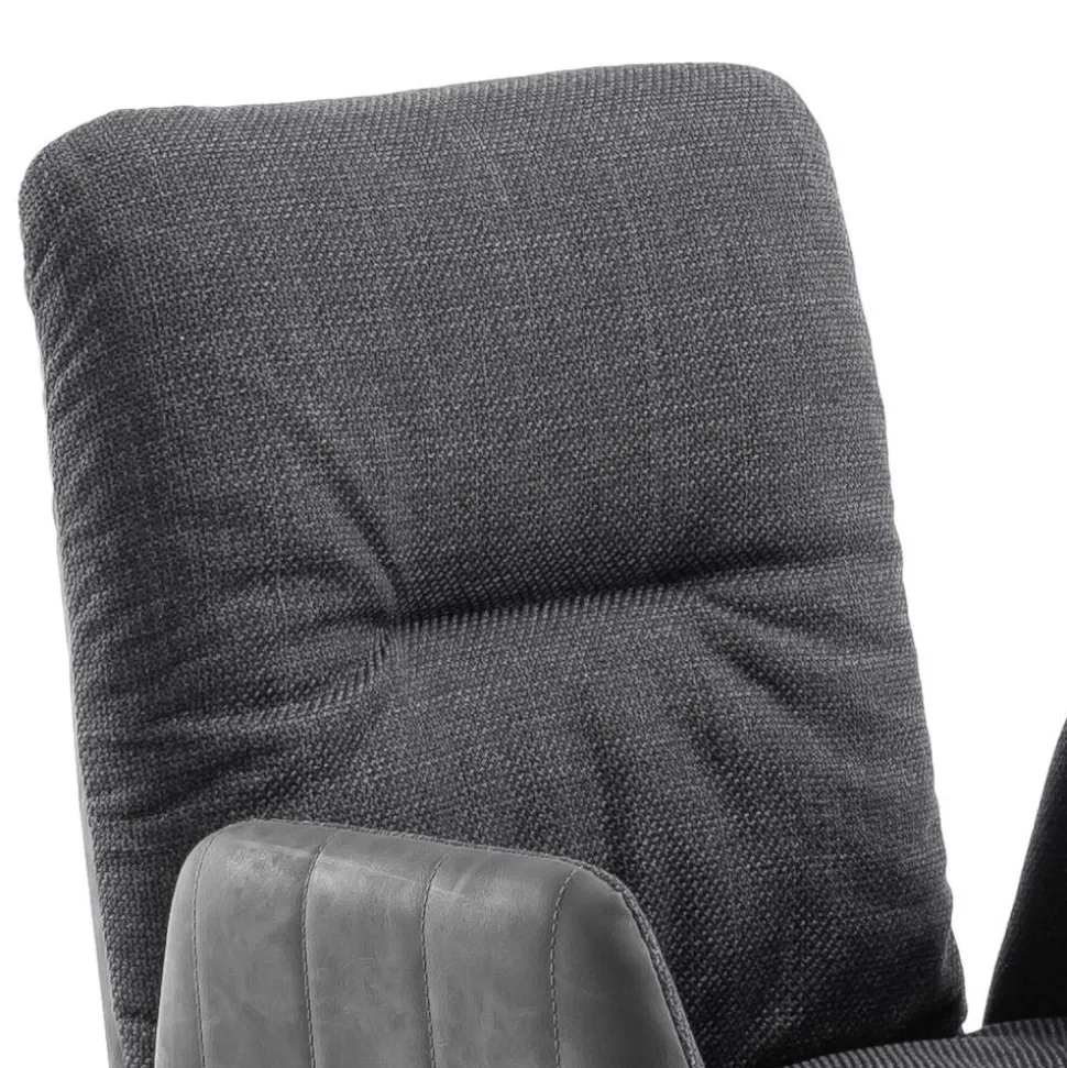 Freischwinger-Tischsessel in Anthrazit - Jamesson (2er Set)