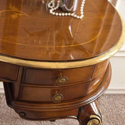 Frisiertisch & Hocker im Italienischen Stil - Carlenna (zweiteilig)