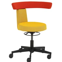 Funktioneller Drehhocker in Gelb & Orange - Marony
